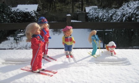 groupe skieuses