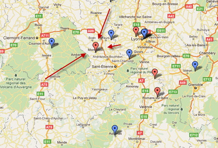 Musee GeGe a Montbrison Montbrison Localisation